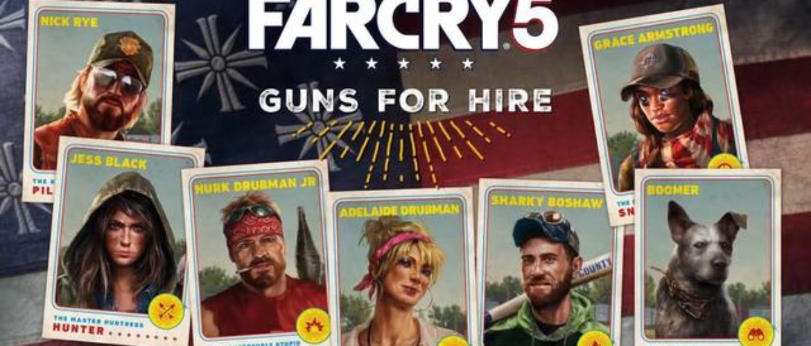 Far Cry 5 presents ‘Guns for Hire’ in new trailers