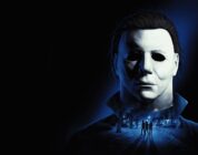 Official Halloween: The Game key art of Michael Myers over a Haddonfield street
