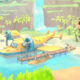Lou's Lagoon official key art, seaplane on a tropical lagoon